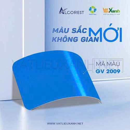 Tấm Alu màu xanh dương GV2009