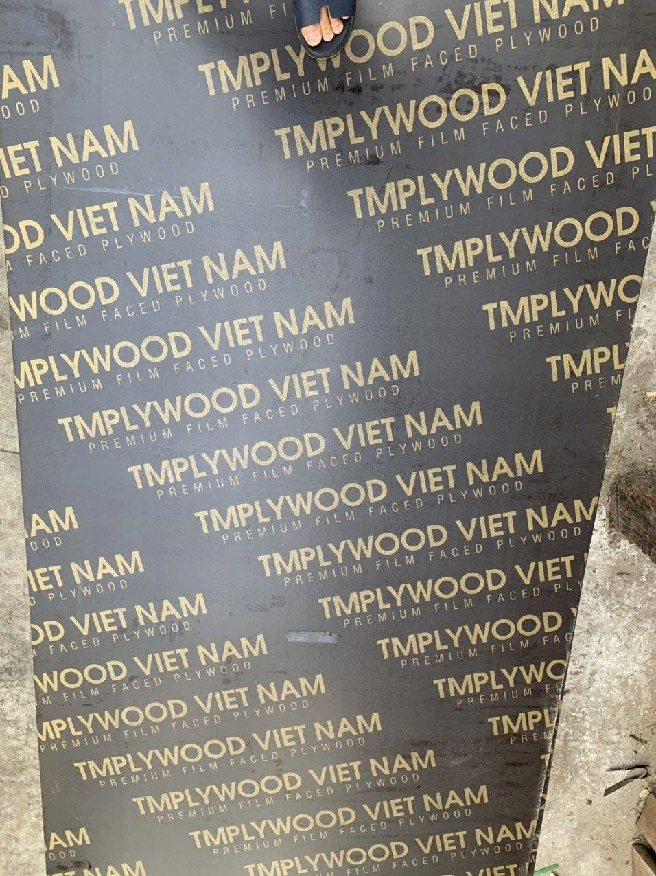 Tấm gỗ phủ phim đen – mẫu 01